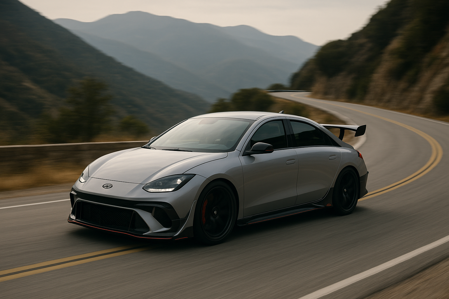 Hyundai’s Ioniq 6 N Brings Supercar Pace and Simulated Shifting to Electric Performance